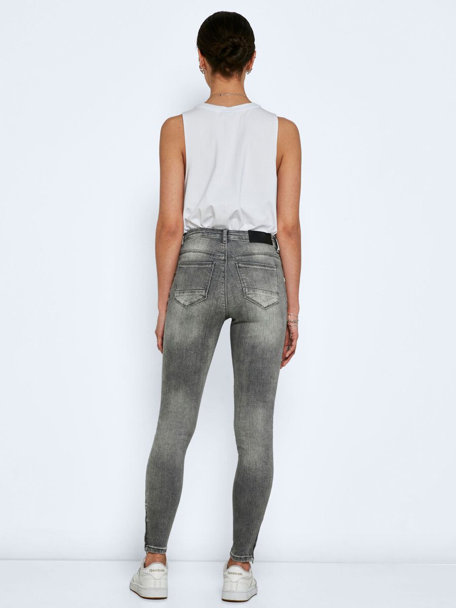 Noisy May jeans femmes nmcallie HW vi069dg Skinny Fit-Gris-Dark Grey w24-w32
